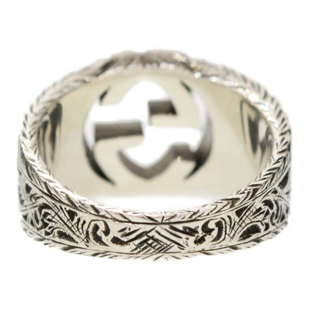 Gucci Interlocking Gg Ring Silver - image 4